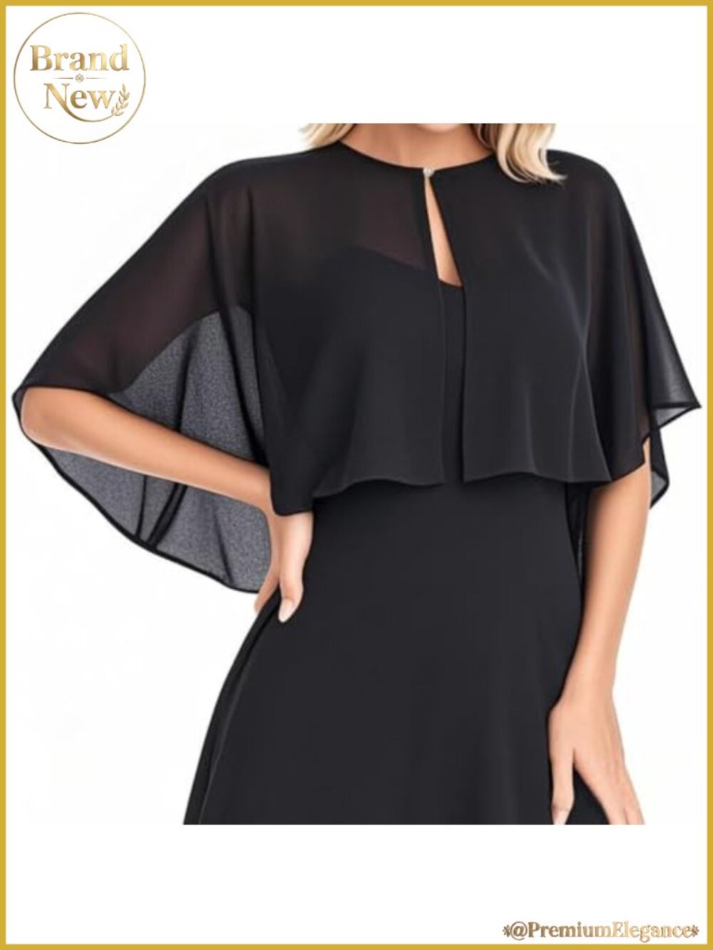 Chiffon Shawl Wrap Evening Dress Wedding Cape Shrug Bolero Cover Up
